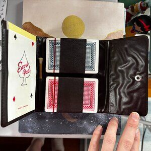 Vintage Bridge Playing Cards (Sealed) in Faux Leather Case Hong Kong